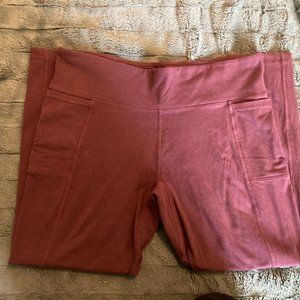 comfortable tasc leggings - organic cotton blend